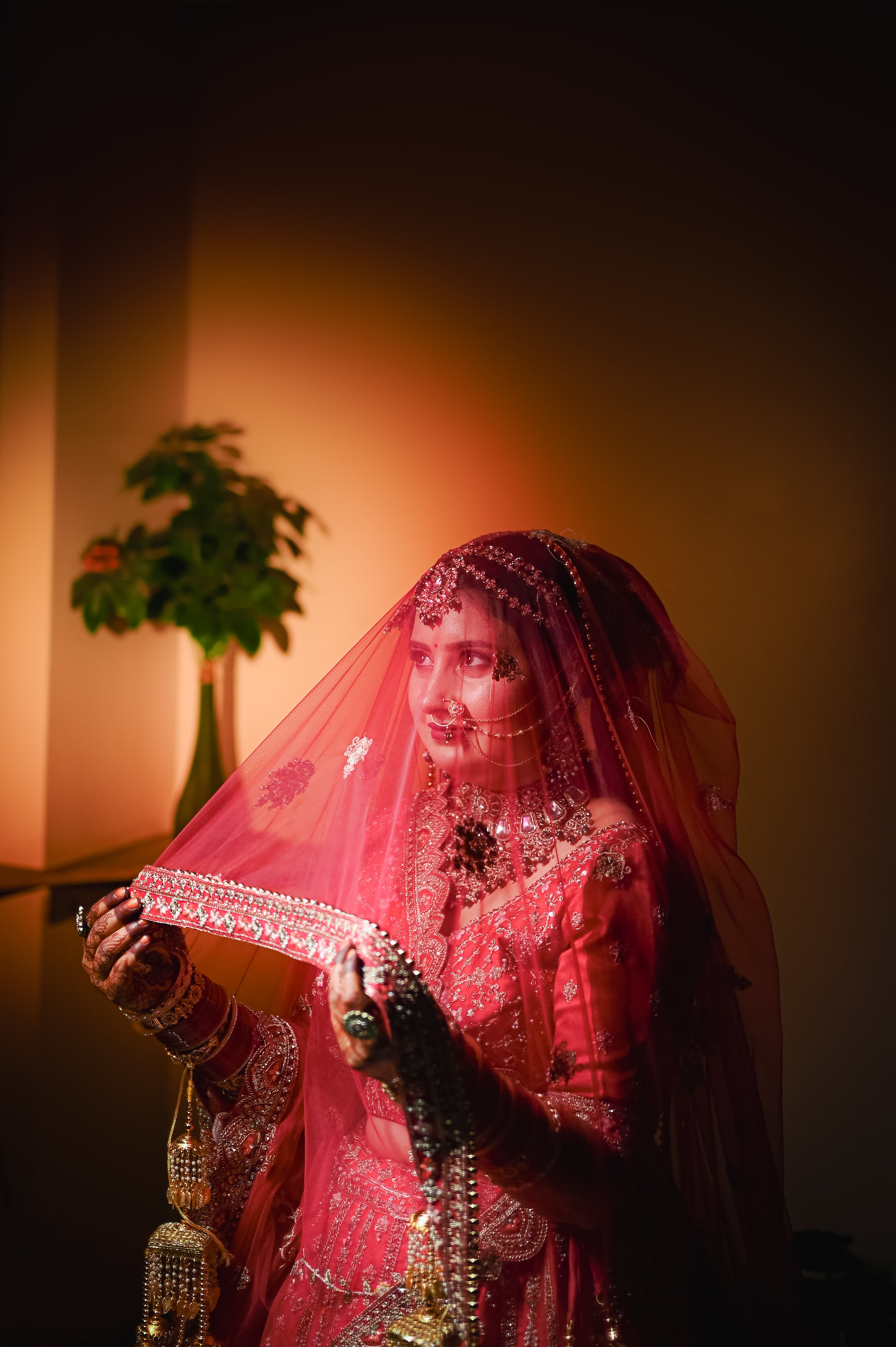 Panoramic aerial view of a grand mandap setup by Vintage Rituals Cinematography.
